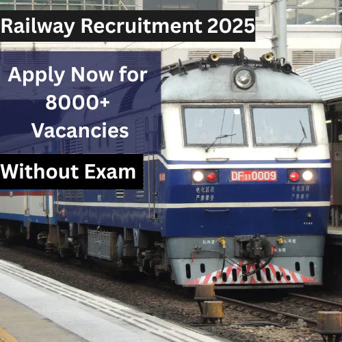 Railway Recruitment 2025 Apply Now for 8000+ Vacancies Without Exam