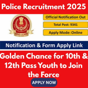 Police Recruitment 2025 Golden Chance for 10th & 12th Pass Youth to Join the Force