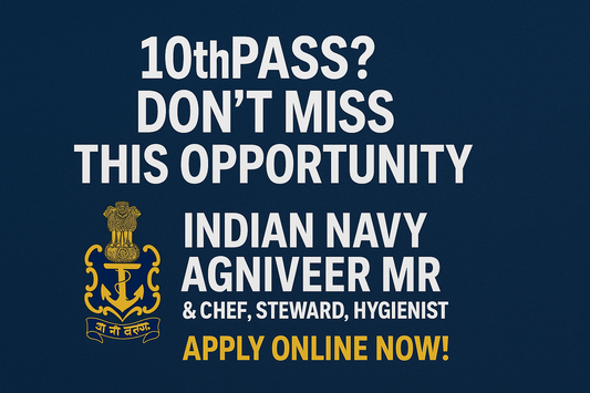 🚨 Dream of Wearing the Navy Uniform? Big Chance for 10th Pass Students!